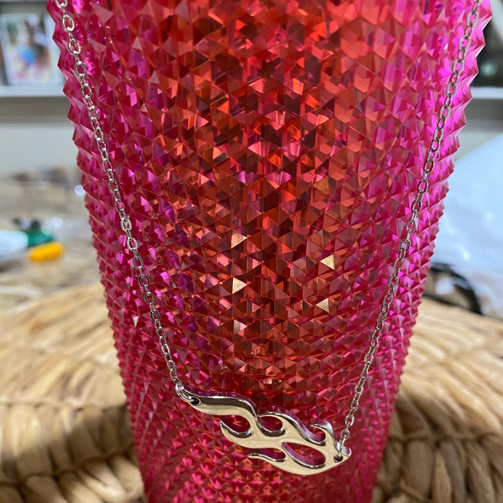 Flame necklace